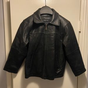 Leather Jacket Kids Size XL